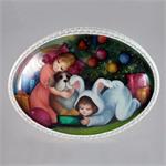 Russian Lacquer Box Christmas Presents by Vesnushka from Fedoskino Village