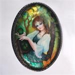 Russian Lacquer Box Apples by Vesnushka from Fedoskino Village