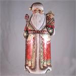 Russian Wooden Santa with Nutcracker by Nikitin