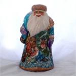 Russian Wooden Santa Little Fairies by Nadezdina