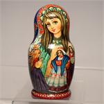 12 Months Matryoshka Nesting Doll from Khotkova by Abayeva