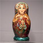Malachite Box Matryoshka Nesting Doll from Khotkova