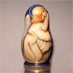 Nativity with Angels Matryoshka Nesting Doll from Khotkova by Sinitsina