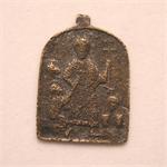 Rare Antique Ukrainian Bronze Icon Made in Circa 1300