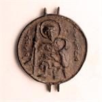 Saint John Bronze Icon from Ukraine 12th Century Antique