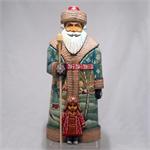 Russian Santa with Troika by Artist Stepanov from Sergiev Posad
