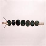 Emerald and 925 Sterling Silver Designer Hand Made Bracelet