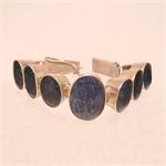 Sapphire and 925 Sterling Silver Bracelet Hand Made