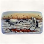 Russian Lacquer Box - Birds in the Snow - Fedoskino Village - Larina M.