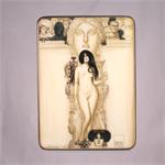 Russian Lacquer Box After Klimt by Makalov from Fedoskino Village