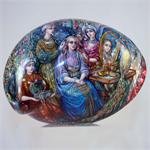 Russian Lacquer Box - Ruslan and Lyudmila Fairytale - Fedoskino Village - Vagner M.