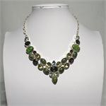 Multistone and Silver Necklace 2