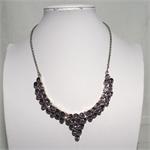 Amethyst and  Silver Necklace