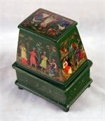 Russian Lacquer Box Snow Maiden by Bakalov from Palekh