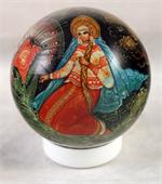 Russian Lacquer Box The Scarlet Flower by Dmitriev from Kholui