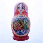 Russian Matryoshka Nesting Doll Swan princess Fairy Tale by Varia