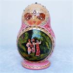 Russian Matryoshka Nesting Doll Friends in Forest by Davelieva