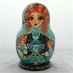 Russian Matryoshka Nesting Doll The Tea Party by Kim