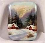A Russian Winter Landscape from Fedoskino