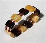 Baltic Amber - Amber Bracelet Elastic Two Color
