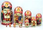 Russian Matryoshka Nesting Doll At the Fair