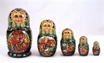 By The Well Russian Matryoshka Nesting Doll Front View