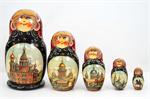 Cathedrals of St Petersburg Matryoshka Nesting Doll Front View