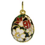 Egg Lady Bug Pendant
