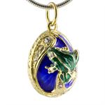 Egg with Frog Pendant