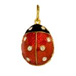 Egg Lady Bug Pendant