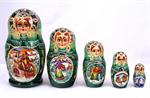 The Magic Pike Russian Matryoshka Nesting Doll Front View