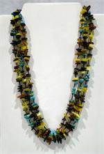 Amber and Turquoise Necklace 2
