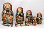 Russian Matryoshka Nesting Doll The Russian Dance Front View