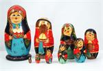 The Russian Easter Matryoshka Nesting Doll Front View
