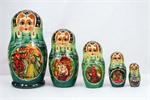 The Swan Princess Russian Matryoshka Nesting Doll Front View