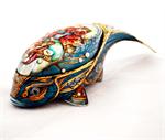 Russian Lacquer Box The Fish by Tyuvaev from Fedoskino