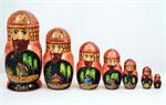 The Storyteller Russian Matryoshka Nesting Doll Front View